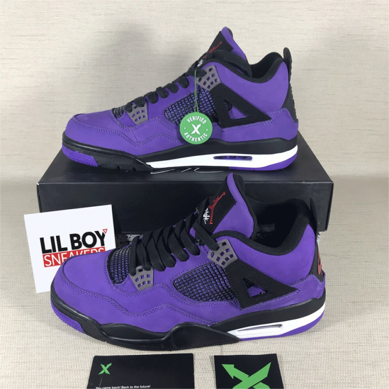 Air Jordan 4 Retro Travis Scott Purple оптом, поставщик  Lil Boy