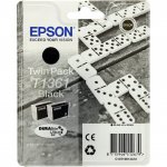 Картридж Epson C13T13614A10 K301/K201/K101 черный, набор 2 шт.