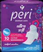 Женские гигиенические прокладки PERI Ultra Normal Soft 10 шт. (хлопок)_1057
