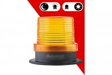 SNT-125-ND-3 Сигнальный маяк с сенсорным датчиком, с 4 режимами, 85-260V AC/DC, цвет желтый