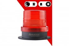 SNT-925-ND-1 Сигнальный маяк с сенсорным датчиком, с 4 режимами, 85-260V AC/DC, цвет красный