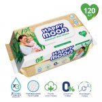 Влажные гигиенические салфетки Happy Moon Premium 120