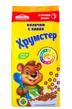 6. Готовый завтрак Хрумстер колечки с какао  0,150 кг 10 шт в коробке
