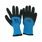 Перчатки из акрилловой термошиферки с латексным шлифованием, акрилловая ладонь