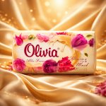 Мыло теврдое Olivia - Allee Francais "Мальва" 90 гр