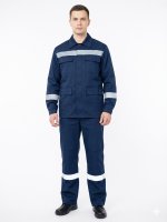 Костюм летний Модель-111, темно-синий