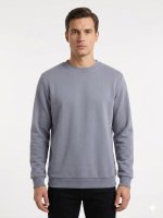 Толстовка Модель-505, светлая серо-голубая