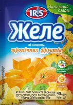 Желе со вкусом Тропических фруктов 90г