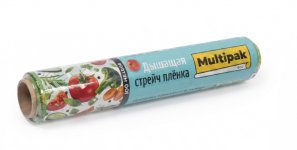 Дышащая стрейч плёнка Multipak 30см х 100м в рулоне