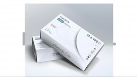 Перчатки MediOK Винил Нитрил Clear безцетный