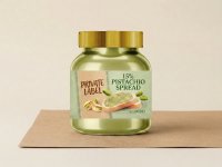 Паста из серой фисташки 15% (стеклянная банка 200 г)