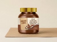 Двойная паста какао и молочная (стеклянная банка 300 г)