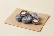 Драже: миндаль со вкусом мокко, серебристое покрытие
