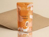 Драже из миндаля со вкусом апельсина, грубая поверхность
