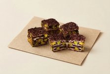 Рахат-лукум «баклава» с фисташкой, в кокосе и какао