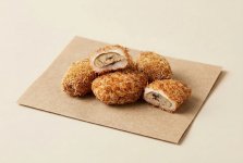 Рахат-лукум лунный свёрток с кремом, в обсыпке из кадаифа