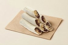 Рахат-лукум ролл с двойным кремом и орехами, в кокосовой обсыпке