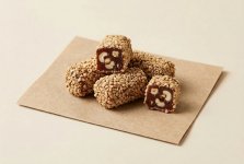 Королевский рахат-лукум с мёдом и фундуком, в обсыпке из крошки фундука
