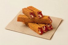 Королевский рахат-лукум с фундуком, с бархатным покрытием оранжевого цвета