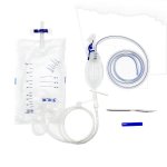 Negative Pressure Wound Drainage Set, Silicone Drain with Suction Bulb, Sterile Single Use