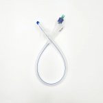 2-Way Silicone Foley Catheter, 100% Silicone, Sterile Single Use, 8-26 Fr