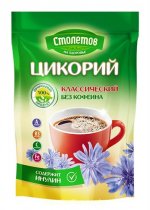 Напиток кофейный растворимый 100гр зиплок Цикорий растворимый Классический Столетов