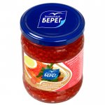 Икра красная имитированная лососевая 480гр стекло Балтийский берег